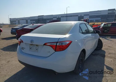 2016 Toyota Corolla Le from USA, damaged, VIN 5YFBURHEXGP416932